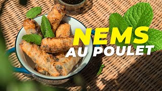 Recette nems poulet 974 [upl. by Joses]