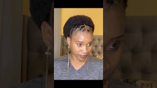 Easy amp simple natural hairstyle for short 4a4b Afro hair quickandeasyhairstyles naturalhairstyles [upl. by Jacob]