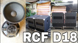 RCF D18 LOADED TNT SUBWOOFER 1000 WATTS [upl. by Yram]