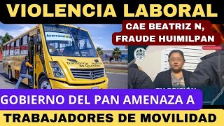 VIOLENCIA LABORAL A TRABAJADORES DE MOVILIDAD EN QUERETARO DETIENEN A BEATRIZ N [upl. by Bahe]