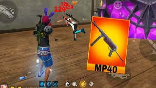 SOLO RUSHADÃO NA RANQUEADA MP40 É A MELHOR SMG FREE FIRE MOBILE [upl. by Kreg]