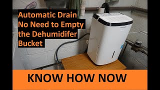 Drain a Dehumidifier With a Hose [upl. by Alvin]