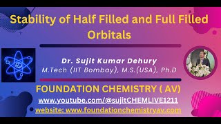 Stability of Half Filled and Full Filled Orbitals [upl. by Nerty]