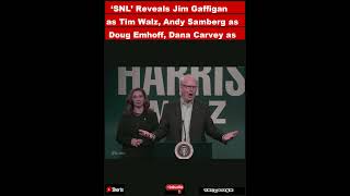 ‘SNL’ Reveals Jim Gaffigan as Tim Walz Andy Samberg as Doug Emhoff Dana Carvey as Joe BideShorts [upl. by Aihppa674]