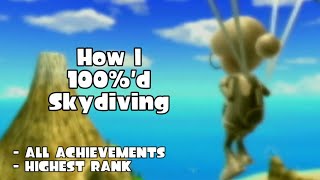 How I 100d Skydiving Wii Sports Resort  TRUE SUPERSTAR [upl. by Joann]