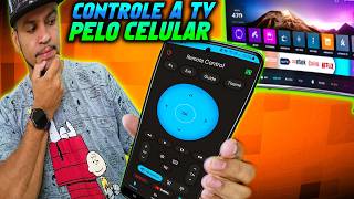 COMO CONTROLAR SMART TV PELO CELULAR  2024 [upl. by Annoel337]