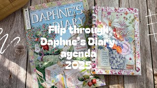 Daphnes Diary agenda 2025  Flip through I A new planner for 2025 [upl. by Euhc236]