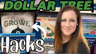 GENIUS DIY Crafts using DOLLAR TREE Calendars 🔥 [upl. by Osnola]