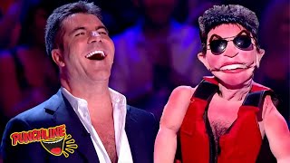 FUNNIEST Ventriloquist Auditions That Made Simon Cowell And The Judges Laugh [upl. by Hana874]