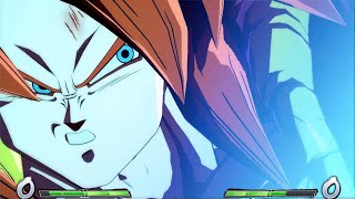 DRAGONBALL FighterZ SS4 Gogeta Prince Vegeta Dumb Goku vs SSB Gogeta Vegeta DBS Broly [upl. by Bernadene553]