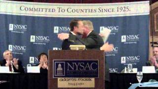 NYSAC President Bill Ryan takes oath of office [upl. by Atikim]