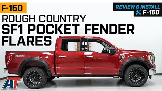 20212023 F150 Rough Country SF1 Pocket Fender Flares Review amp Install [upl. by Haliek]