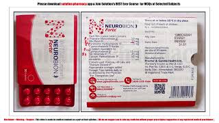 Neurobion Forte Tablet  Neurobion  Vitamin B Complex Tablet  Neurobion Composition  Vitamin B [upl. by Daegal769]