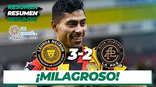 Resumen y goles  Leones Negros 32 La Paz  Liga Mx Expansión  CL2023 J8  TUDN [upl. by Trub]