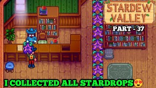 I Collected All Stardrops In Stardew valley😍 Going To Complete The Game  Jinesh Gaming  Part  37 [upl. by Ahsekram837]