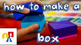 How To Fold An Origami Box With Lid [upl. by Darrow]