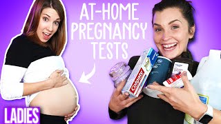 LIVE Pregnancy Test  Do DIY Pregnancy Tests Actually Work [upl. by Peg]