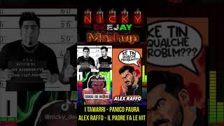 alex raffo il padre fa le hit  i tamarri panico paura  Nicky deejay italy mashup mix remix [upl. by Laurella]