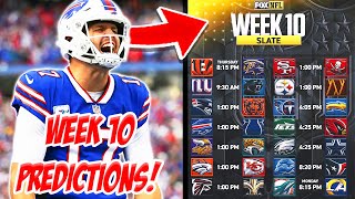 NFL Week 10 Predictions And Picks 2024 IM ON A HOT STREAK 😱🔥 [upl. by Theodoric303]