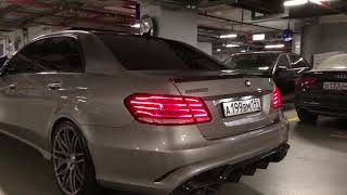 W212 E63 Brabus exhaust [upl. by Gwendolen]