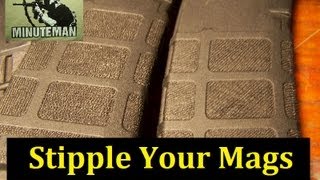 AR 15 Magazine Stippling Art or Function [upl. by Austin]