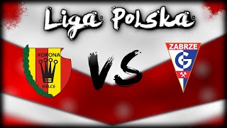 Liga Polska Korona Kielce vs Górnik Zabrze 01122024 godzina 1215 [upl. by Gerladina]