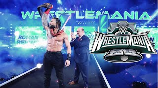 Roman Reigns WrestleMania XL EPIC Entrance Music  2024  Final Boss Rebirth [upl. by Tiffanle157]