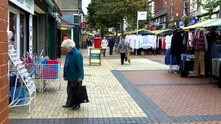 Town Centre and Market Worksop Nottinghamshire [upl. by Phelia]