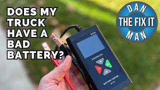 HOW TO TELL IF YOU HAVE A BAD BATTERY Kingbolen 580 Battery Tester Unboxing and Review  NEW [upl. by Ahsuatan950]