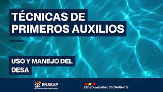 Técnicas de Primeros Auxilios  Cómo se usa el DESA [upl. by Coward]