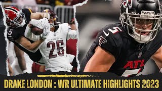 Atlanta Falcons Drake London Ultimate Highlights 2023 [upl. by Banks667]