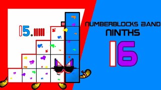 Numberblocks Band Ninths 16   Bonus [upl. by Agostino]