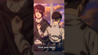 Levi amp Hange sad edit 😭💔 aot anime shortsfeed [upl. by Ermey975]