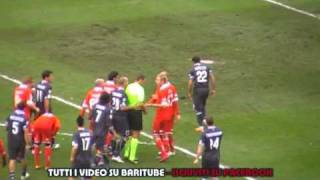 BARINAPOLI 02 GOAL LAVEZZI AZIONE COMPLETA E RISSA 230111mpg [upl. by Tchao]