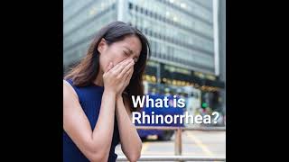 What is Rhinorrhea [upl. by Htomit300]