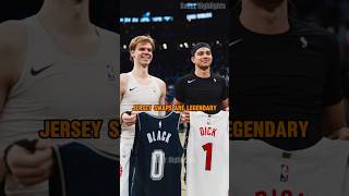 Jeff Teague talks about Gradey Dicks JERSEY SWAP shorts nba nbamoments jeffteague [upl. by Adnomar]