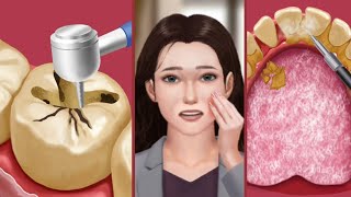 ASMR DOCTOR GAMETONSIL STONE REMOVAL AND CAVITY TREATMENT MAKEOVER SALON ASMR DOCTOR COLLECTION [upl. by Donica813]