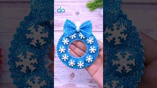 How to Make an Amazing Christmas Wreath♻️Christmas Tree Decorations Ideas🎄Holiday crafts shorts [upl. by Saw]