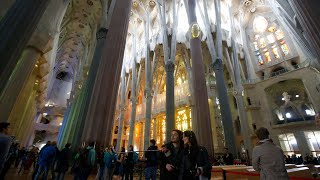 Famously unfinished Barcelona Basilica La Sagrada Familia given completion date [upl. by Tormoria]