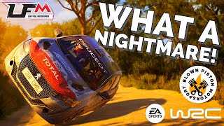 This Was a DISASTER My WORST Rally in EA SPORTS WRC [upl. by Notsle]