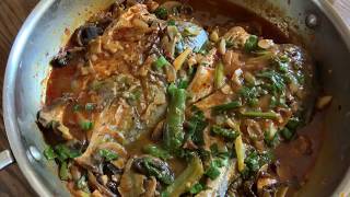 Super Delicious Pompano Fish with Conch Meat by Mhya’s Healthy Recipes amp Tips [upl. by Lajes]