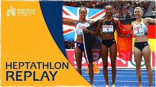 Womens Heptathlon  Berlin 2018 [upl. by Nylannej]