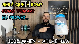 WHEY 100 FLAVOUR ATLHETICA NUTRITION  Review do Nutri [upl. by Lowery897]