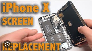 iPhone X Screen Replacement DoneCorrectly…🥹 [upl. by Ayita925]