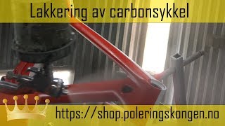 Lakkering av carbonsykkel [upl. by Stoneman880]