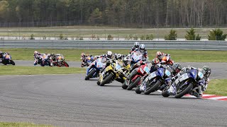 MotoAmerica Supersport Race 1 at NJMP 2016 [upl. by Geiger169]