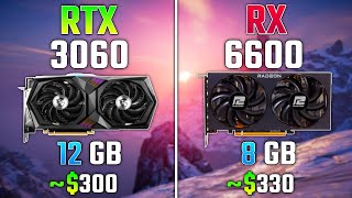 RTX 3060 vs RX 6600  R7 7800X3D  Test in 7 Games [upl. by Jania]