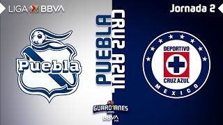 Resumen y Goles  Puebla vs Cruz Azul  Liga BBVA MX  Guardianes 2020  Jornada 2 [upl. by Ehtnax]