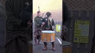 Swinging hips of TuBardh with Scottish tribal band Clanadonia playing in Perth Scotland shorts [upl. by Tobi]