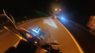 Genting Highland  Husqvarna 701 Night riding AWANA [upl. by Molli910]